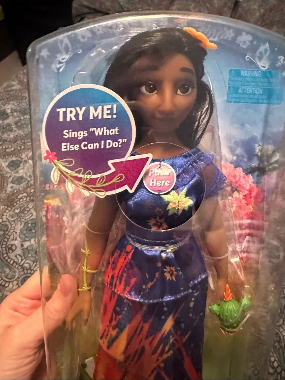 NWT Disney Encanto Singing Isabela Madrigal Doll – Blue Floral Dress